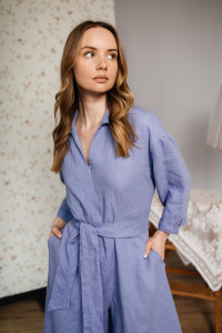 Комбинезон льняной женский