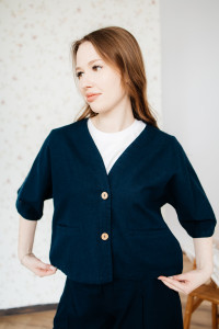 Жакет   женский льняной